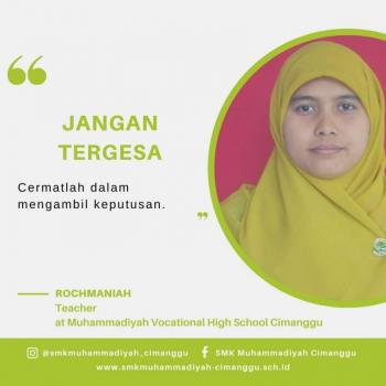 Kata Motivasi Ibu. Rochmaniah